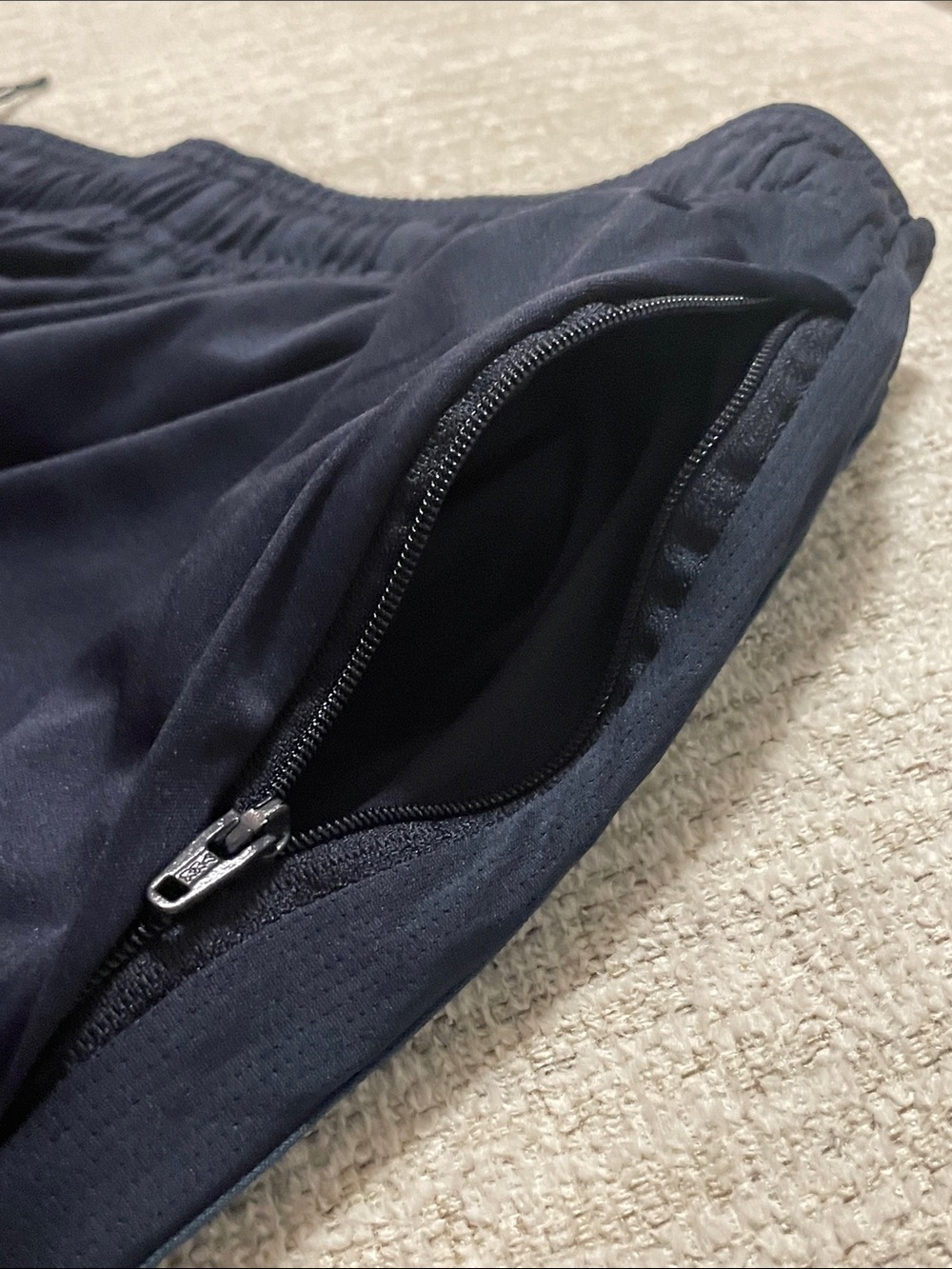 Adidas Mens L 2 Pack Shorts Black Navy Climalite Aeroready 3 Stripe EUC - Picture 14 of 16